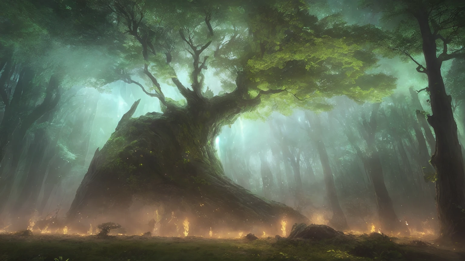 cinematic film, Realistic photograph,
night, In a magical world, a colossal tree stands as a beacon of wonder, its branches stretching wide under a shimmering canopy of vibrant leaves. The landscape around the tree is alive with fantastical elements, flowers in impossible colors, and creatures of legend flitting among the foliage. The air hums with magic, creating an atmosphere of awe and enchantment.
,shallow depth of field, vignette, highly detailed, high budget, bokeh, cinemascope, moody, epic, gorgeous, film grain, grainy,