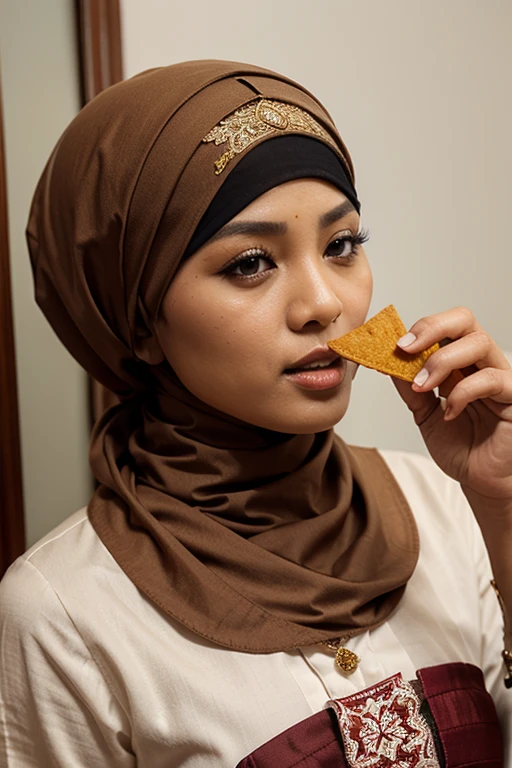 For Javanese women wearing hijabs who like to eat Doritos