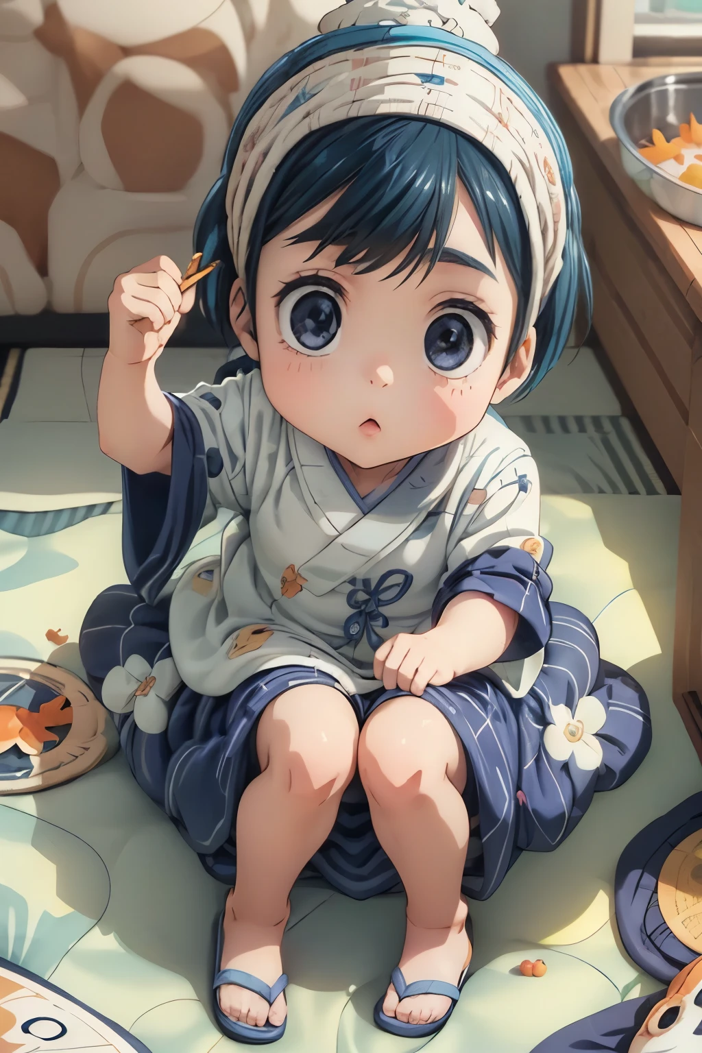 (The pieces fly:1.2)、(Best image quality:1.1)、(Super Fine:1.1)、(realism:1.2)、(colorful:1.2)、(Baby-faced girl)、(Japanese:1.1)、(Clothing product samples:1.1)、(Girls playing with goldfish scoop:1.3)、(colorfulコンタクトレンズ:1.2)、(Full Body Shot:1.2)、(summer:1.1)