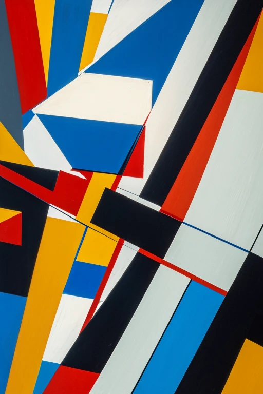 abstract expressionism, Impressionism,Abstract painting, Bauhaus style, cubism, 