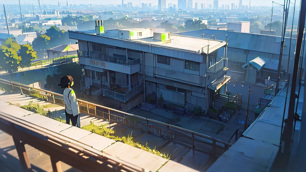 ((anime:1.4,figure)),(masterpiece, Highest quality, Highest quality),(Very detailed, The absolute solution),((16K, High resolution)). break {Lofi Art, Laurie Griesley's style, Makoto Shinkai's Style, anime aesthetic} break {figure of a man and a woman living inside a converted bus. The interior is cozy、It has to be about attention to detail., With bunk bed. The woman was in the top bed.、The night sky can be seen from the small window, The man has a desk on the bed below him., computer, and personal belongings. Include shelves, Storage space, Personal belongings were scattered on the bus., Create a living atmosphere. The atmosphere should be warm and intimate, Highlighting the unique and compact living environment inside the bus.}