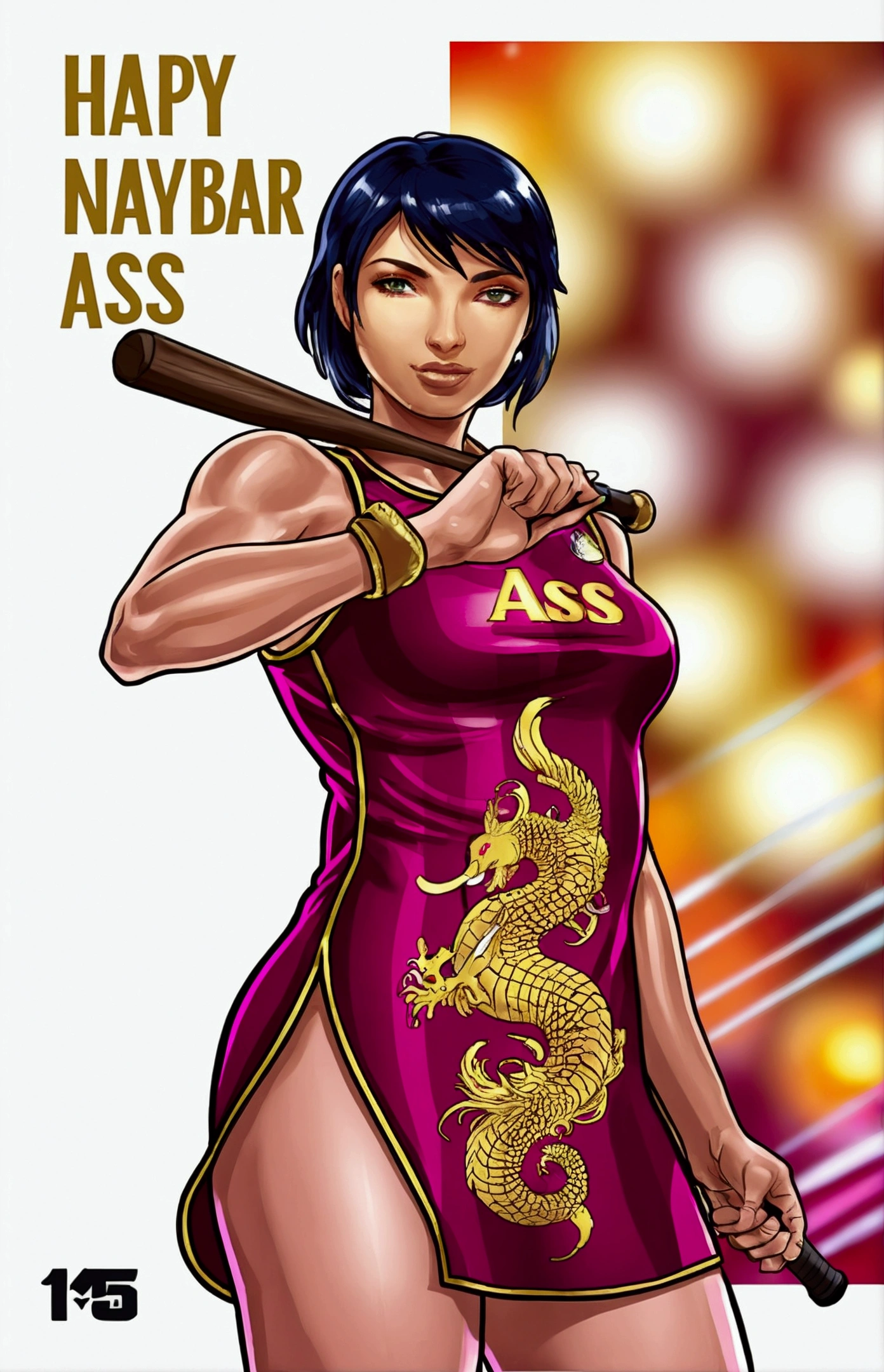 1 girl, baseball bat (ass support:1.3), baseball uniform, from behind, looking back adult, AS-Adult, masterpiece, Best Quality