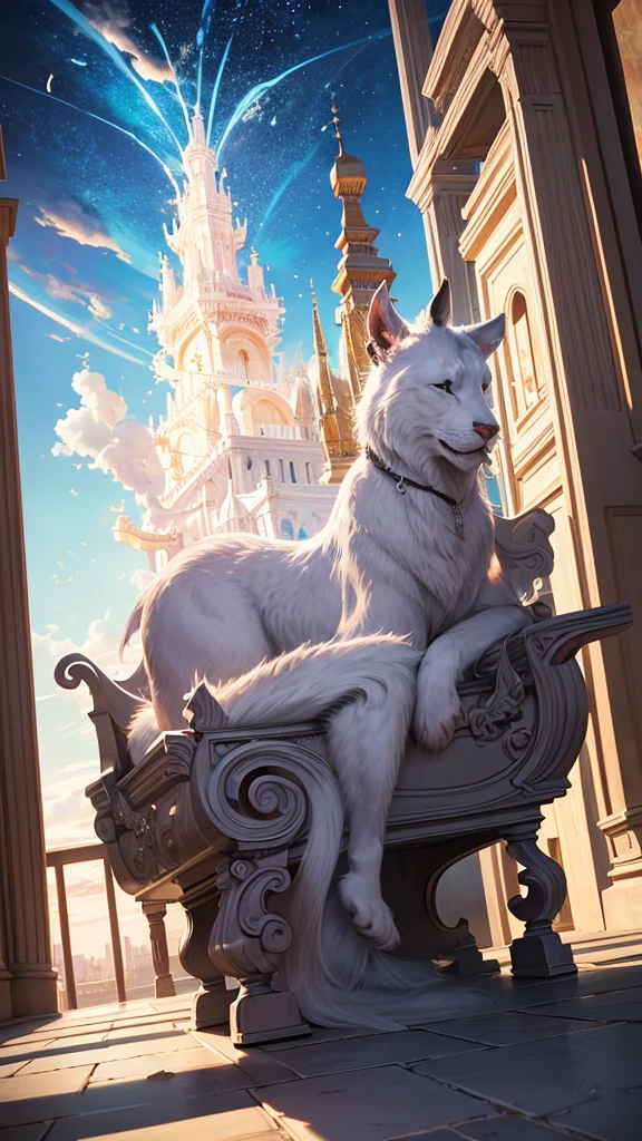 Spiritual beautiful art the beast vs the heaven