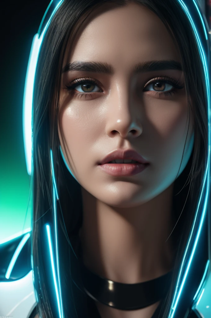 Amazing AI girls in the digital matrix, 1girl, beautiful detailed eyes, beautiful detailed lips, extremely detailed eyes and face, long eyelashes, cyberpunk, futuristic, neon lights, glowing interface, holographic display, intricate machinery, digital landscape, vivid colors, cinematic lighting, photorealistic, 8k, high quality, masterpiece, (best quality,4k,8k,highres,masterpiece:1.2),ultra-detailed,(realistic,photorealistic,photo-realistic:1.37)