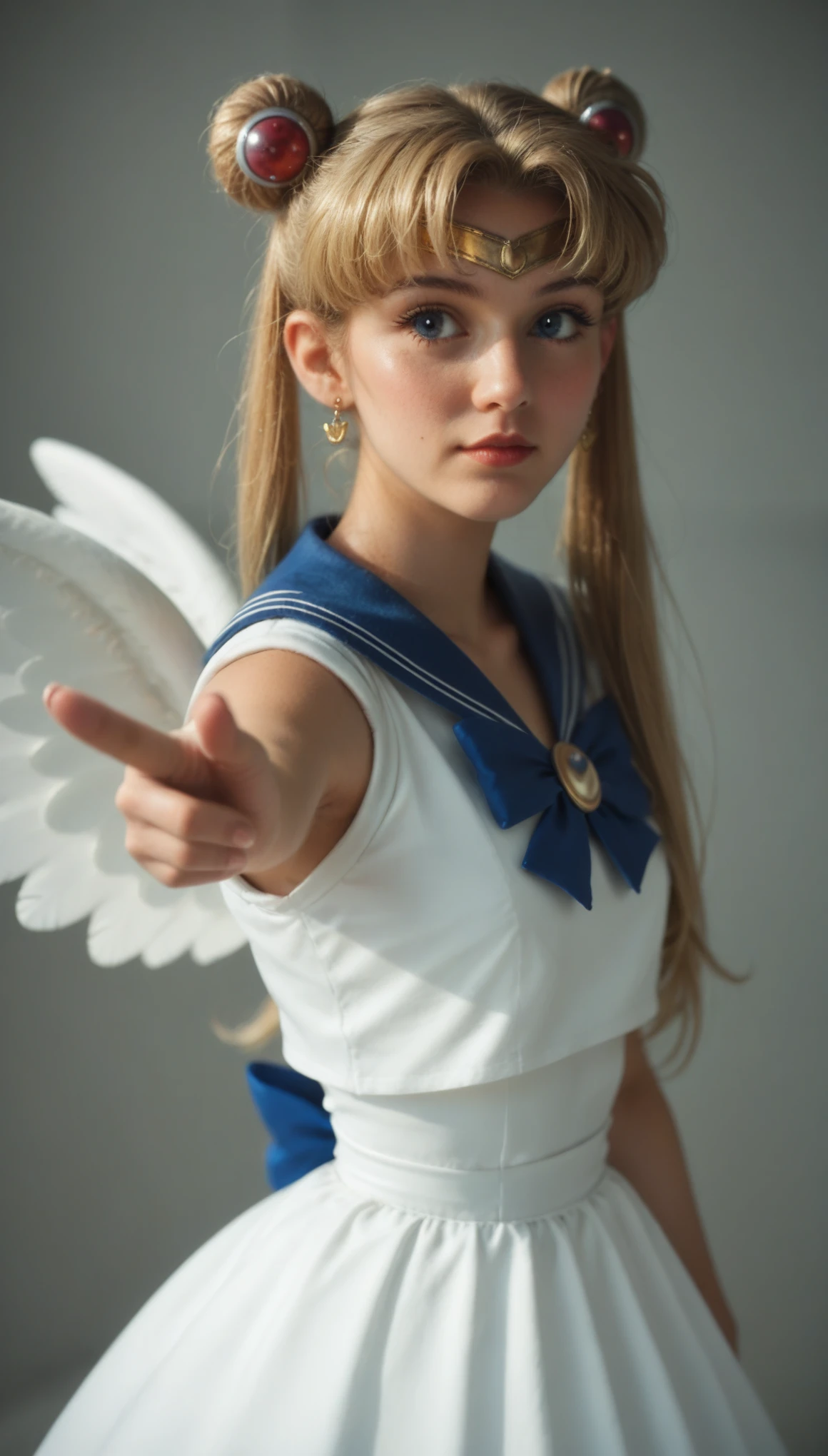 (zPDXL2), score_9, score_8_up, score_7_up, source_anime, 2d,
sailor girl pointing at something in the distance, ((sailor moon cosmos)), sailor moon style, sailor moon aesthetic, by Sailor Moon, the sailor moon. beautiful, inspired by Sailor Moon, an retro anime image, anime cels, inspired by Naoko Takeuchi, classic shoujo, 1990s anime, 80s anime ova style, retro anime girl, (blonde haired girl, sparkling big eyes, long ribbon in hair, white wings on back), (soft pastel colors), (wearing white princess dress:1.5), (bright and dreamy lighting)
,AissistXLv2, unaestheticXL_bp5, SimplePositiveXLv2, zPDXL2 PonyXLV6_Scores
