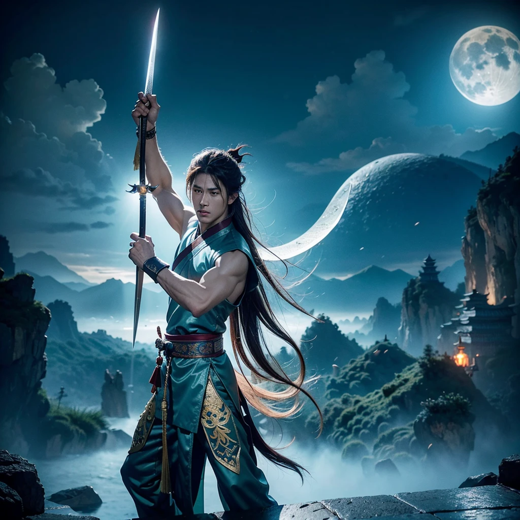 The ancient artifacts given by God are like gods descending into the world，The era of words within words，Beginning to innovate the world view，Create the moment of the ancient world. The Shang Dynasty era. The ancient old-fashioned Chinese sky and earth. Ancient times. The Classic of Mountains and Seas. The world style is sometimes like a TV costume movie. Martial arts movies. Cloth swords, wooden swords, bag halberds. Hollywood fight scenes. Shang Dynasty world view. Hanfu. Martial arts drama. The six main characters appear. The body glows and the super genius has six talents in the stunning martial arts scene.，Six different roles，six duels，Duel Meditation Kill Image, This piece of sword, halberd, tactics, magic, art, flying around requires a fantasy fairy-like duel with lighting scenes, a battle of no return, Swordsman, Tianlong, Eight Parts, Legend of the Condor Heroes, The Legend of the Condor Heroes, Full Moon Scimitar, Thunderbolt International Multimedia Tianyu International Multimedia Gods and Demons International Multimedia Zheng Wen Style Ink Comics Martial Arts Ancient Dragons Martial Arts Mortal Cultivation Thunderbolt Golden Light Thunderbolt City Sensation Martial Arts New Era Masters with Superpowers Carrying Swords and Fist Palms Fighting Each Other Cults Demon Cults Righteous Paths Immortal Gate God Realm Spiritual Beasts Blue Dragon White Tiger Suzaku Xuanwu Qilin Phoenix Central Plains Xia Dynasty&#39;s divine clothes, fairy clothes, domineering swords, horizontal swords, Tang Swordsman, Twelve Hate, crazy swordsmanship in troubled times, crazy sword madman, Ye Xiaochai, Brahma&#39;s one-page book, arrogant laughter, red dust sword demon, Xingye, residual red sword demon, proud god continent, fragrance, white lotus, still true, three religions and nine streams 