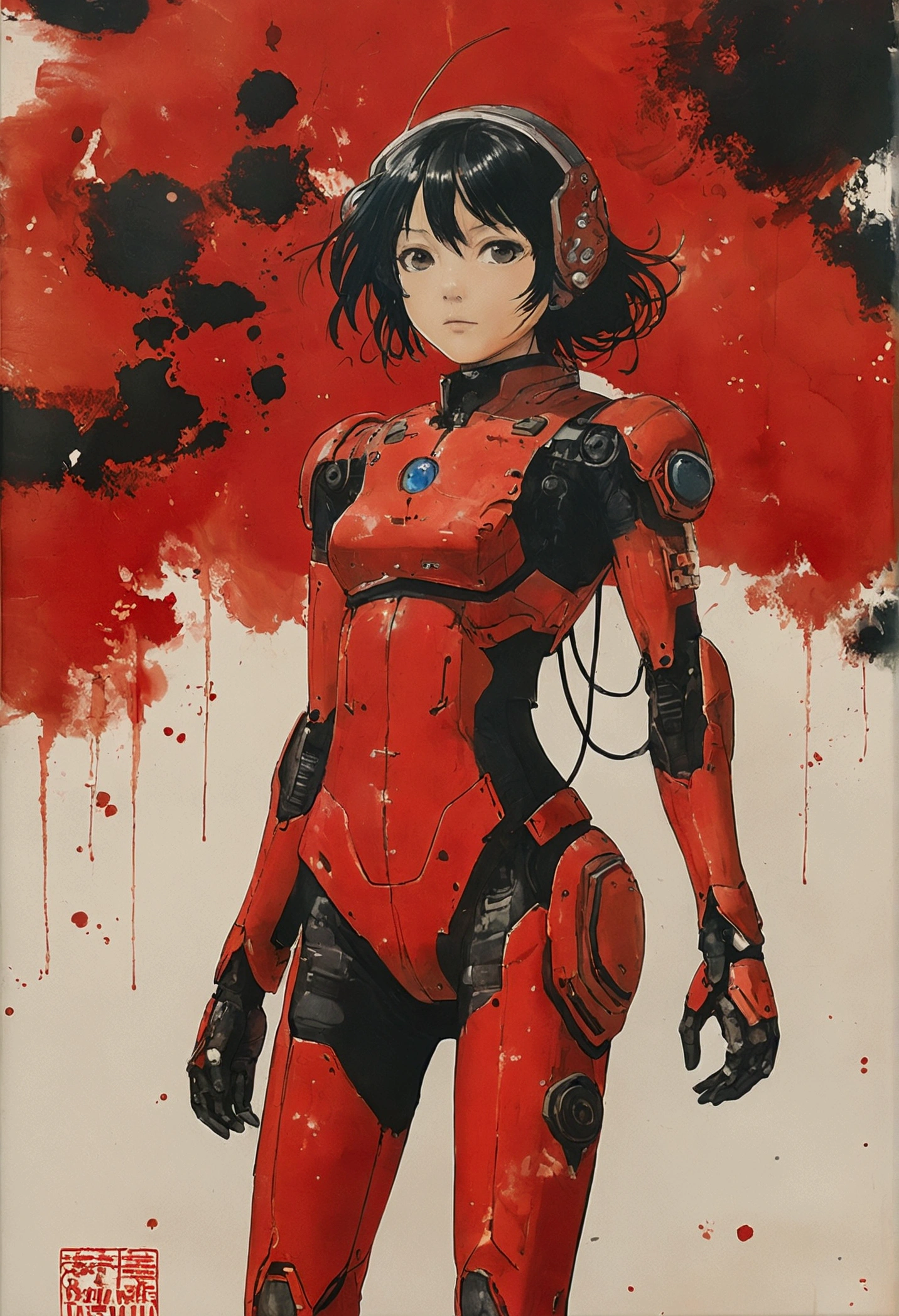 World Trigger、The Style of Kawanabe Kyosai、Asuka Langley、Red plug suit