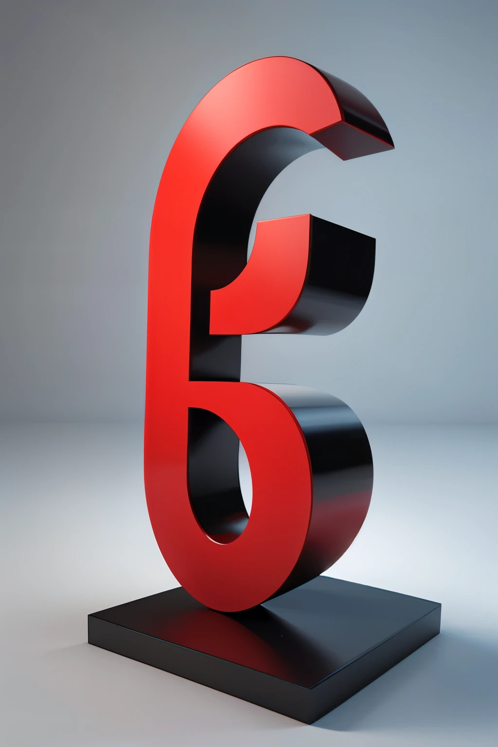 Create a 3d rendered logo with the word eddie chris
