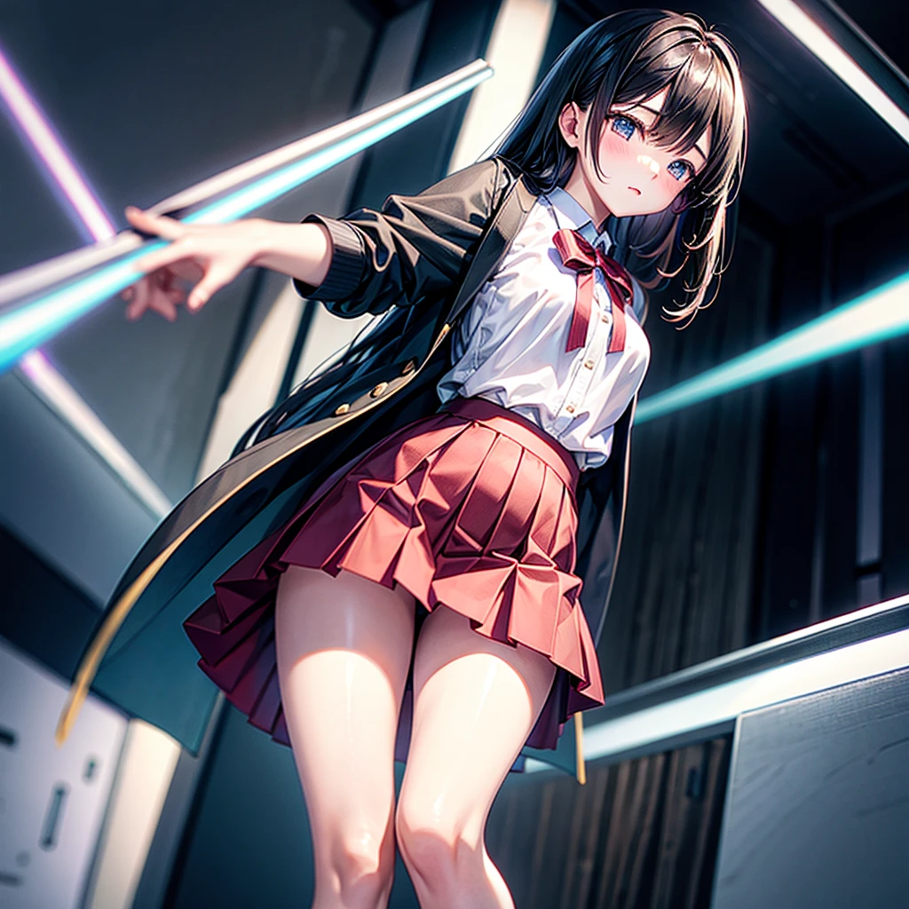 Pull up your skirt。