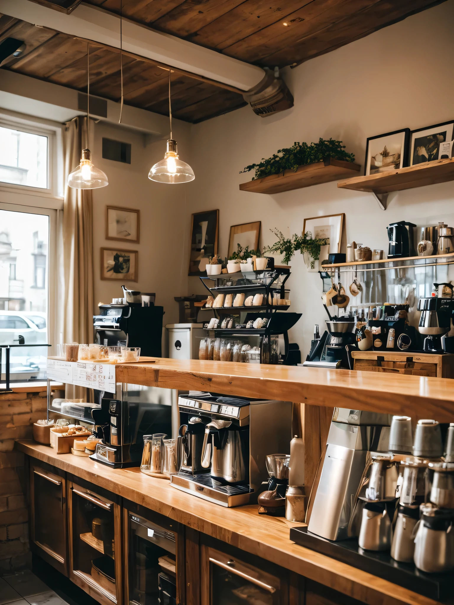French cityscape、Stylish coffee shop、Vintage Shop