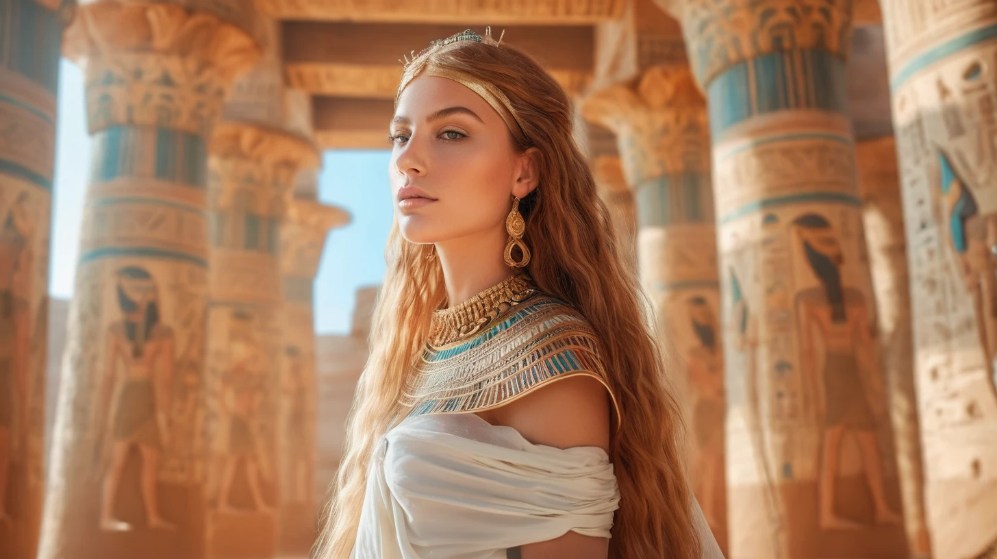 NSFW, art by Eleanor Vere Boyle and Andreas Untersberger, hantu ulat sutera adaptive and halcyon atmosphere with dispersion, refined details, Egypt, (center composition, symmetry:0.1), style by nty