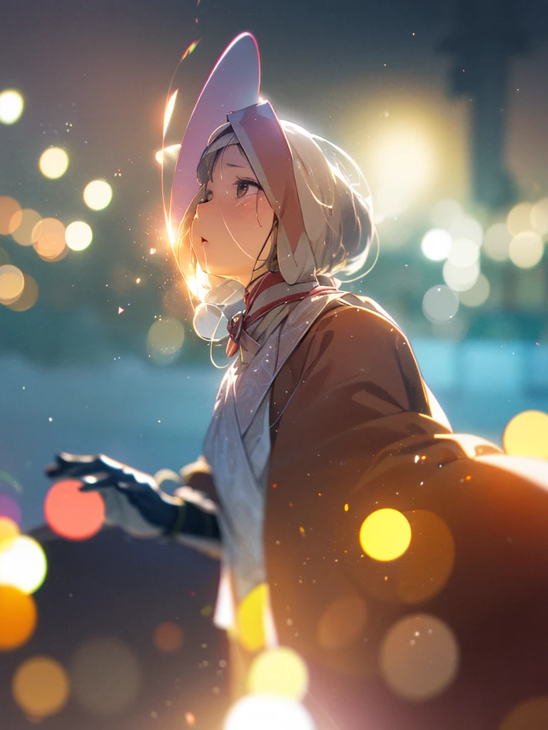 (Sumilux f1.4 50mm , low Latitude old color negative film , cross process , bokeh, flare, chromatic aberration , soft focus, (Shallow focus) , soft glow , Maximum aperture, High Key , Transparent depiction) , Fighting Slave