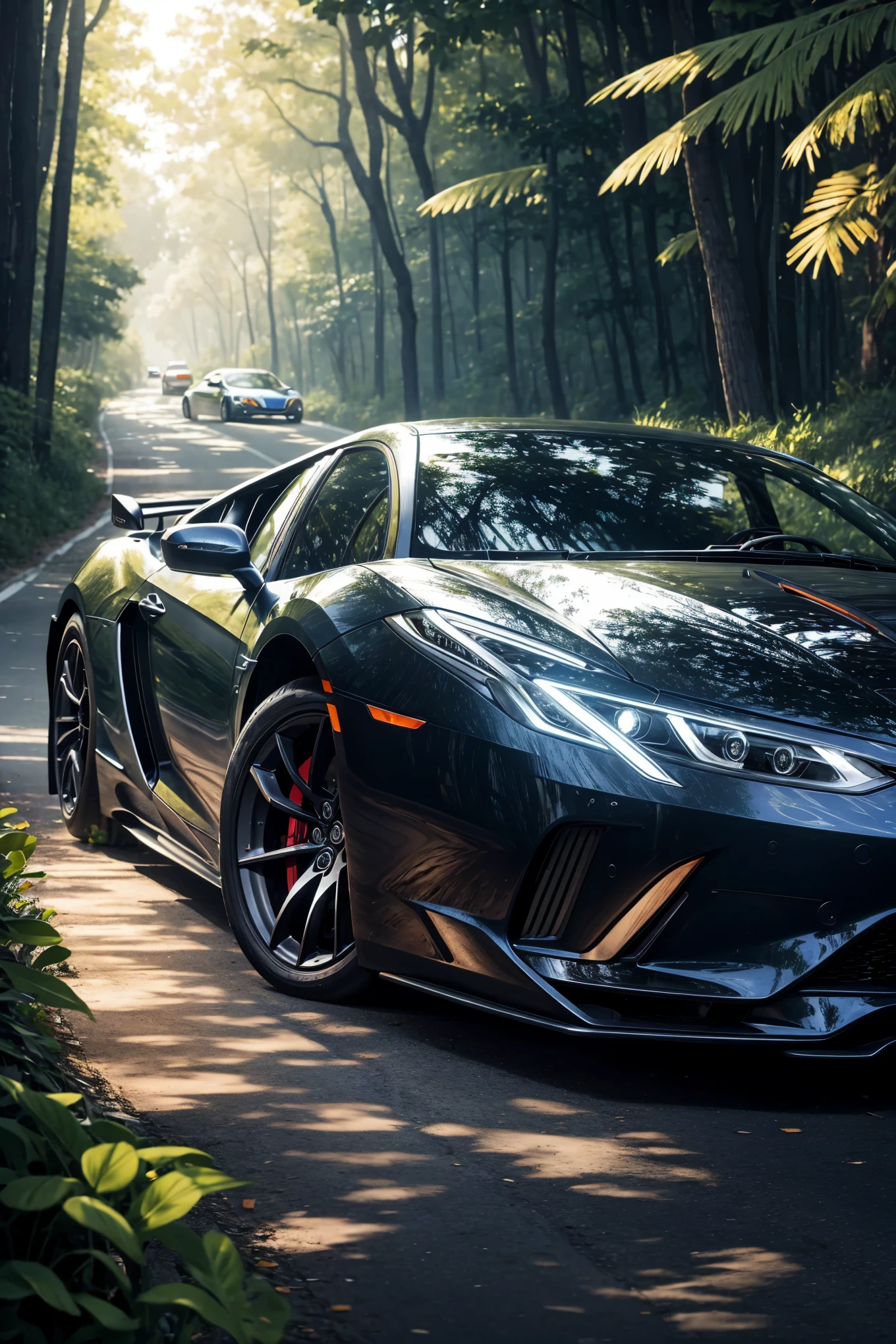 Car in the pathway, motor vehicle de Corrida, realistic car detalhado, motor vehicle, realistic car, pathway, GOD'and the sky, O Poder de GOD, GOD's Realm, clouds, Fogo heavenly, powers, fire arrows, Rivers of water, Water Falls, forst, Cedars, Greater power, natureza photorrealistic, Beauthfull, Blue Thunder, fire azul, Realistic fire azul, realistic thunder, electrical screws, realistic detailed 8k, Realistic 16K detail, hard, Detailed realistic color, Detailed realistic thunder, fire azul Realistic 8K, Cores photorrealistic 8K, 8K detailed colors, Nitidez photorrealistic 8K, ULTRAHD Photorealism, Divine fire azul, Divine Electric Blue Thunder, Sombras photorrealistics 8K, Textura photorrealistic, naturals, heavens, heavenly, sky night, céu de Beauthfull, the night, majestic, majestic Sky, naturalsmente chic, thunders, Sky thunders, Divine thunder, linda, doradas, starlight, Heavenly Bolts, villany azul, Blue Screws, Rendering, photorrealistic, ultra high definition, 4K, detailed textures, thunder, detailed shadows, detailed colors, naturals linda, Great Divine, detailed contrast, realistic contrast, high resolution, detailed colors, realistic detailed 16K, 8K high definition, detailed contrast, realistic contrast, high resolution, detailed colors, fire, villany, realistic detailed, chic,