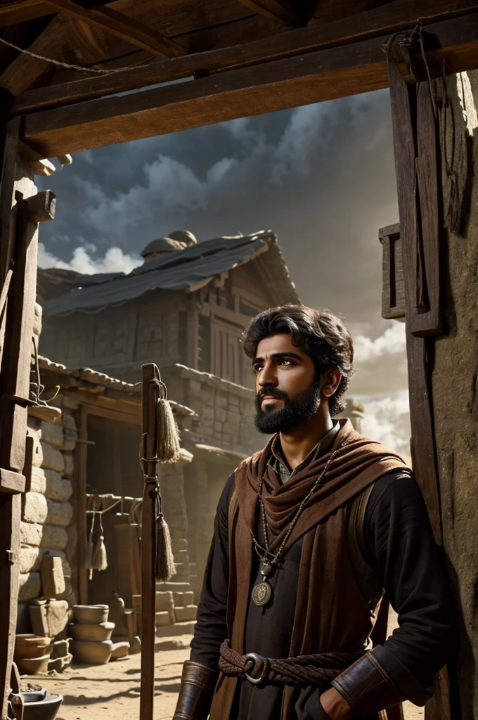 Kavi pondered the traveler's words as they descended back to the village. Inspired, he returned to his grandfather's workshop with renewed determination.