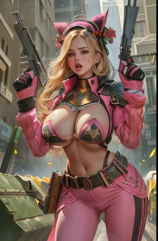 very big and heavy tits.