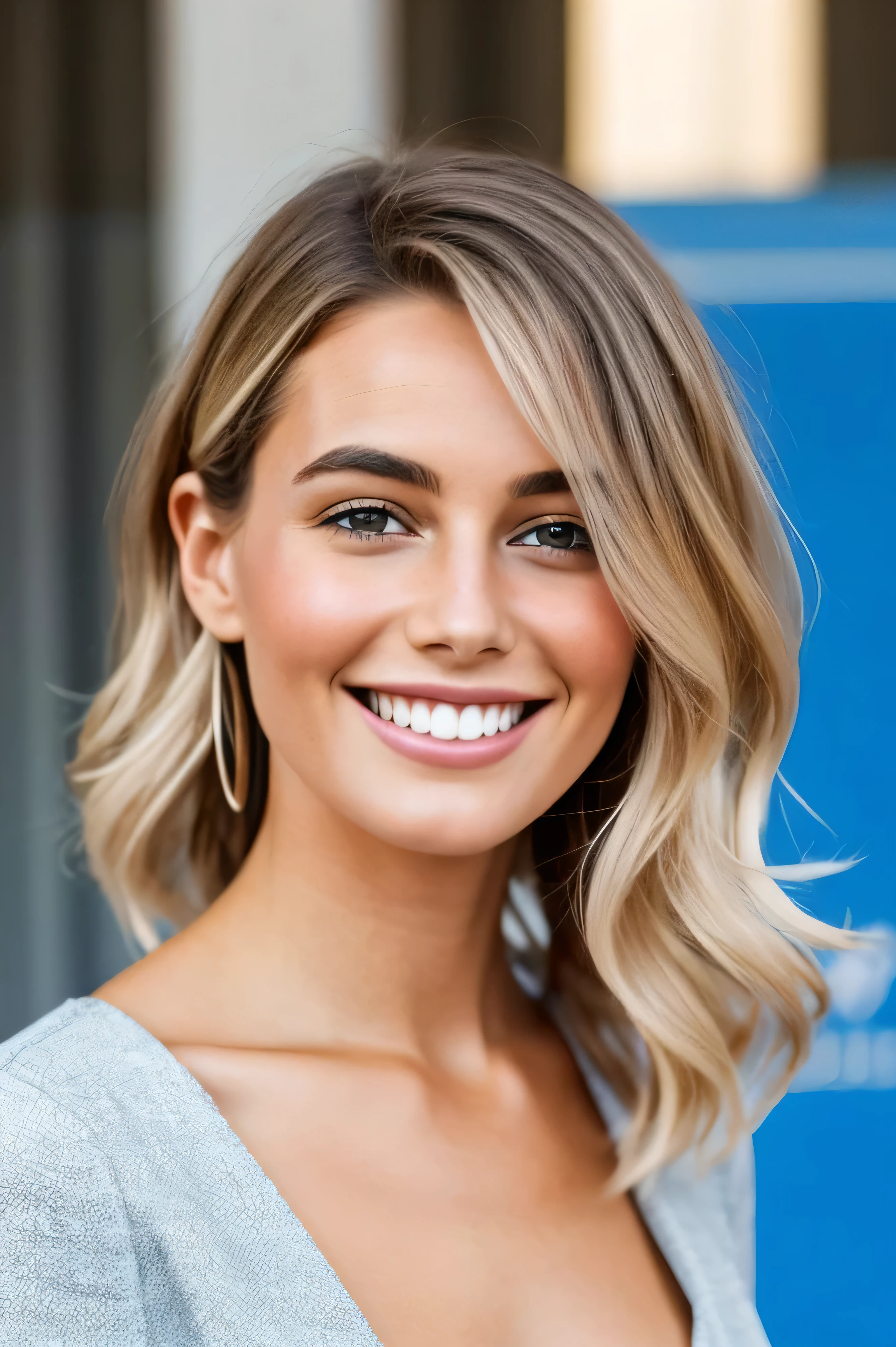 femmes souriantes de différente couleur de peau se tenant debout l'une à coté de l'autre