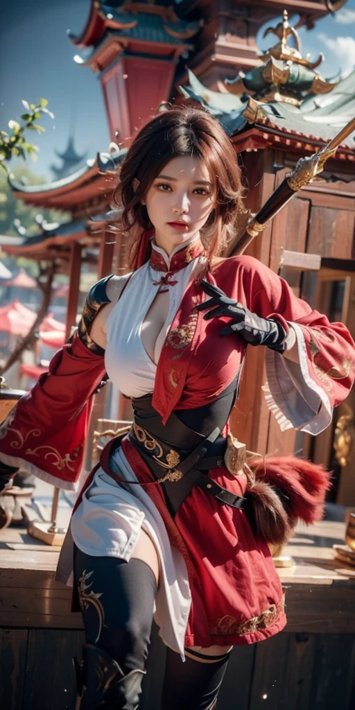 a close up of a 4 girls ,pink hair , big booobs , shadowbringers cinematic, 4 k detail fantasy, a beautiful fantasy empress, game cg, xianxia fantasy, xianxia hero, 2. 5 d cgi anime fantasy artwork, cinematic goddess close shot, ruan jia and artgerm, wow 4 k detail fantasy, hyperdetailed fantasy character, big , (open breast) , (huge breast)