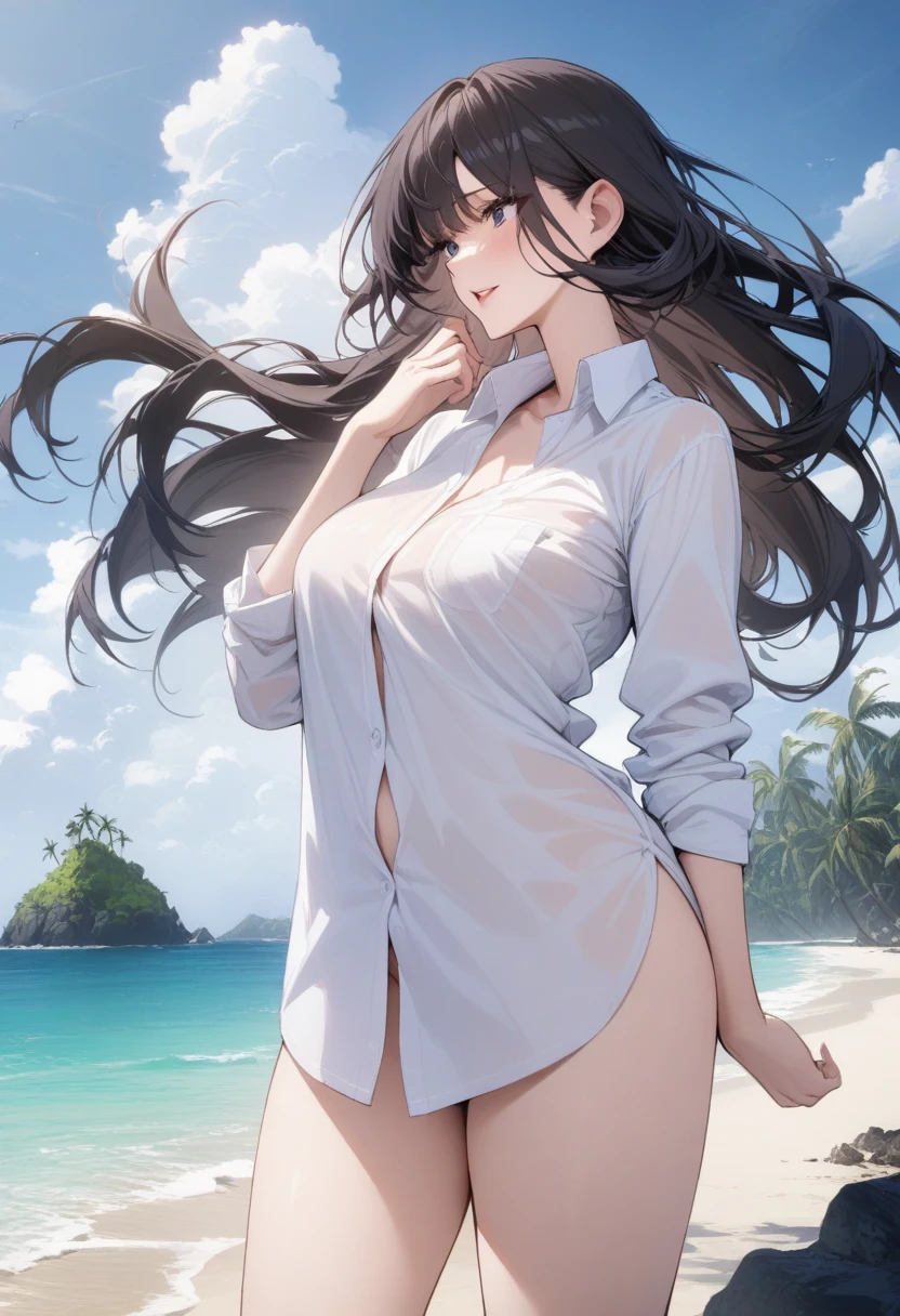 (melhor qualidade:1.2, realista, ultra-detalhado), jovem linda mulher, levantando a saia e revelando a calcinha, vestindo uma mini-saia, Vestindo uma saia curta, retrato sedutor, Open shirt showing the bra, nsfw