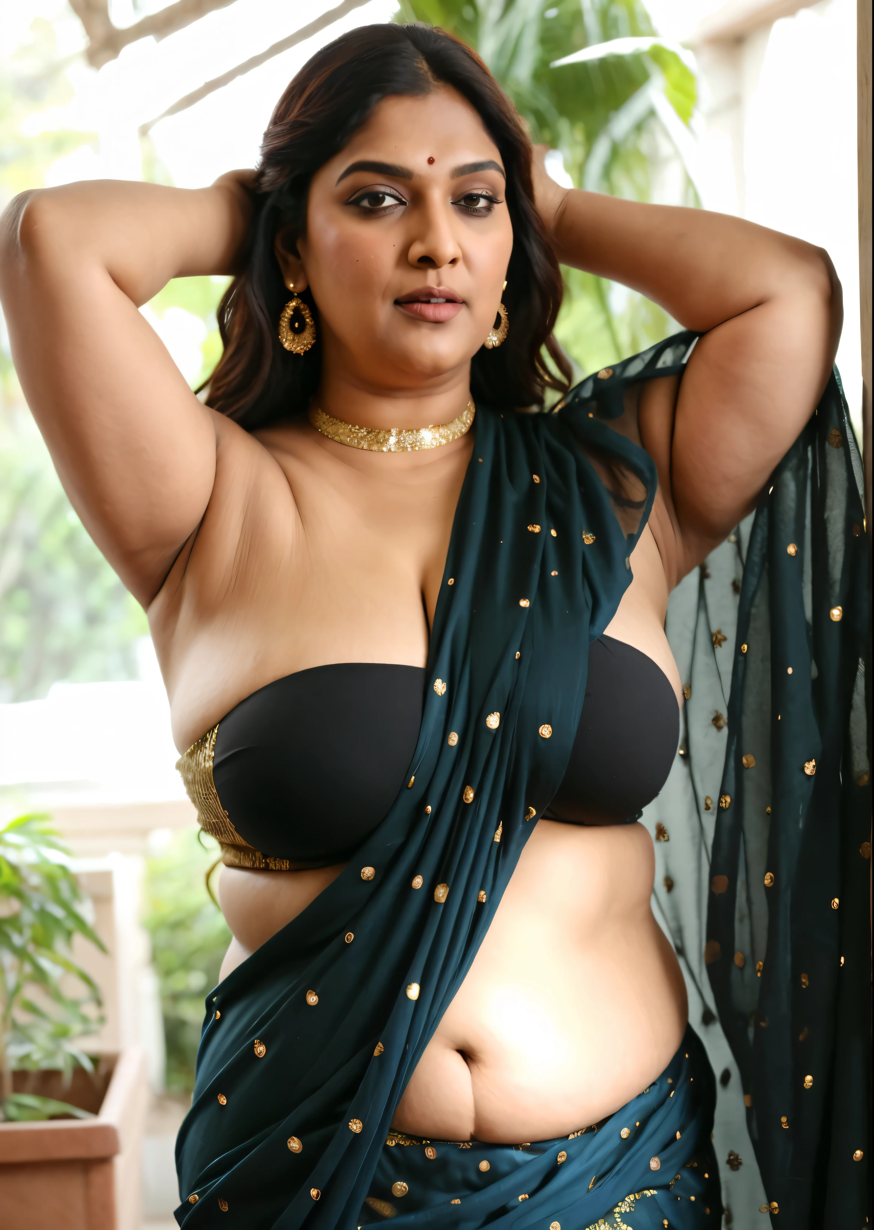 Sexy fat plus size indian bhabhi, 60 years old Woman, big Indian mommy, horny mommy, hot Amma, big Indian aunty bhabhi, wide body , heavy figure, sleeveless blouse, desi hot aunty, looks like Kriti Sanon, wearing sleeveless saree blouse, sexy sequin saree, bold saree fashion, bong saree fashion, bold hot photoshoot, sexy sequin saree, she has fleshy arms and fat wide belly, sexy armpits, showing her attractive fleshy figure, high quality skin, skin pores, skin texture, deep juicy navel, sexy navel folds, fleshy figure, jiggly belly, hyper realistic skin, RAW Foto, thick juicy figure,