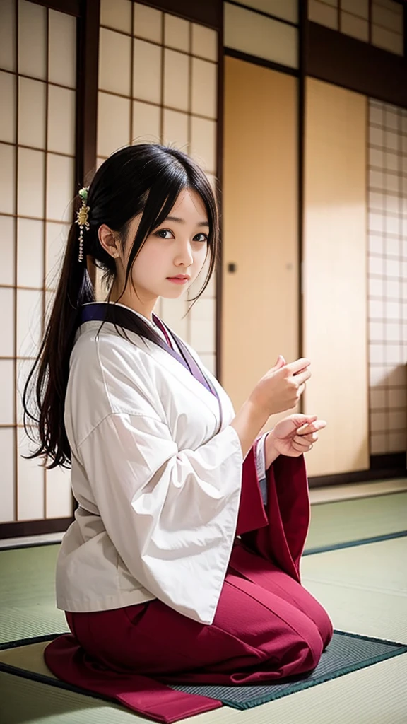 ((Japanese girl's first act:1.4)), (((A single photo:1.))), (8k, RAW Photos, Highest quality, masterpiece:1.2), Looking at the audience, Viewed from the front, Beautiful white skin, knees, Absurd face is small, Part your bangs down the middle, The forehead is visible, Glare, ((Cute and happy face:1.3)), Ultra-high resolution, ((Naked figure:1.3)), ((Slender body line)), (Outstanding proportions), high school girl, (Idolフェイス, :1.65), Japanese women, Are standing, (Photorealistic:1.37), Photon Mapping, Realistic, Cute and small face, Brown eyes, prospect, Written boundary depth, Blurred Background, (I can see the bangs), Silky smooth hair, (Firm stomach:1.3), (Beautiful and slim thighs:1.4), Small beautiful butt, (Curved waist), thigh, Nogizaka idol, Idol, (Detailed hands:1.4, Accurate hands:1.4, Beautiful little hands of a girl:1.3), (Firm and beautiful breasts:1.3), Super quality, Low people, (Clear white skin, Skin with visible pores:1.2), (Focus on the face), Check and correct the garment construction, (Perfect Anatomy:1.4), (Detailed eyes and face:1.3, Professional photography techniques), (Detailed arms and legs:1.4)