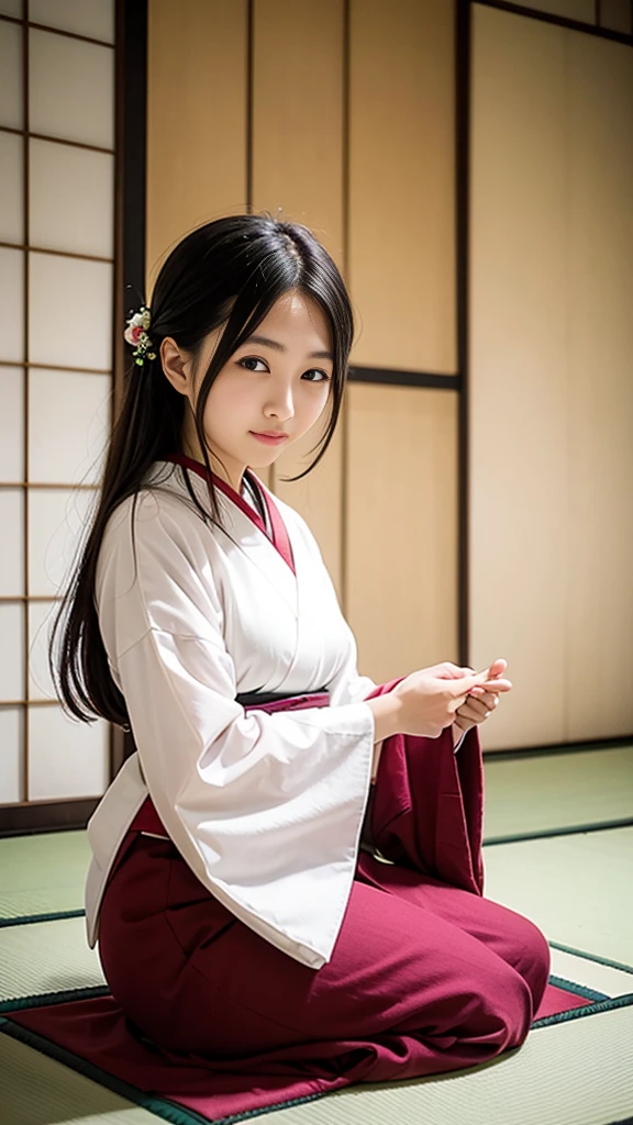 ((Japanese girl's first act:1.4)), (((A single photo:1.))), (8k, RAW Photos, Highest quality, masterpiece:1.2), Looking at the audience, Viewed from the front, Beautiful white skin, knees, Absurd face is small, Part your bangs down the middle, The forehead is visible, Glare, ((Cute and happy face:1.3)), Ultra-high resolution, ((Naked figure:1.3)), ((Slender body line)), (Outstanding proportions), high school girl, (Idolフェイス, :1.65), Japanese women, Are standing, (Photorealistic:1.37), Photon Mapping, Realistic, Cute and small face, Brown eyes, prospect, Written boundary depth, Blurred Background, (I can see the bangs), Silky smooth hair, (Firm stomach:1.3), (Beautiful and slim thighs:1.4), Small beautiful butt, (Curved waist), thigh, Nogizaka idol, Idol, (Detailed hands:1.4, Accurate hands:1.4, Beautiful little hands of a girl:1.3), (Firm and beautiful breasts:1.3), Super quality, Low people, (Clear white skin, Skin with visible pores:1.2), (Focus on the face), Check and correct the garment construction, (Perfect Anatomy:1.4), (Detailed eyes and face:1.3, Professional photography techniques), (Detailed arms and legs:1.4)