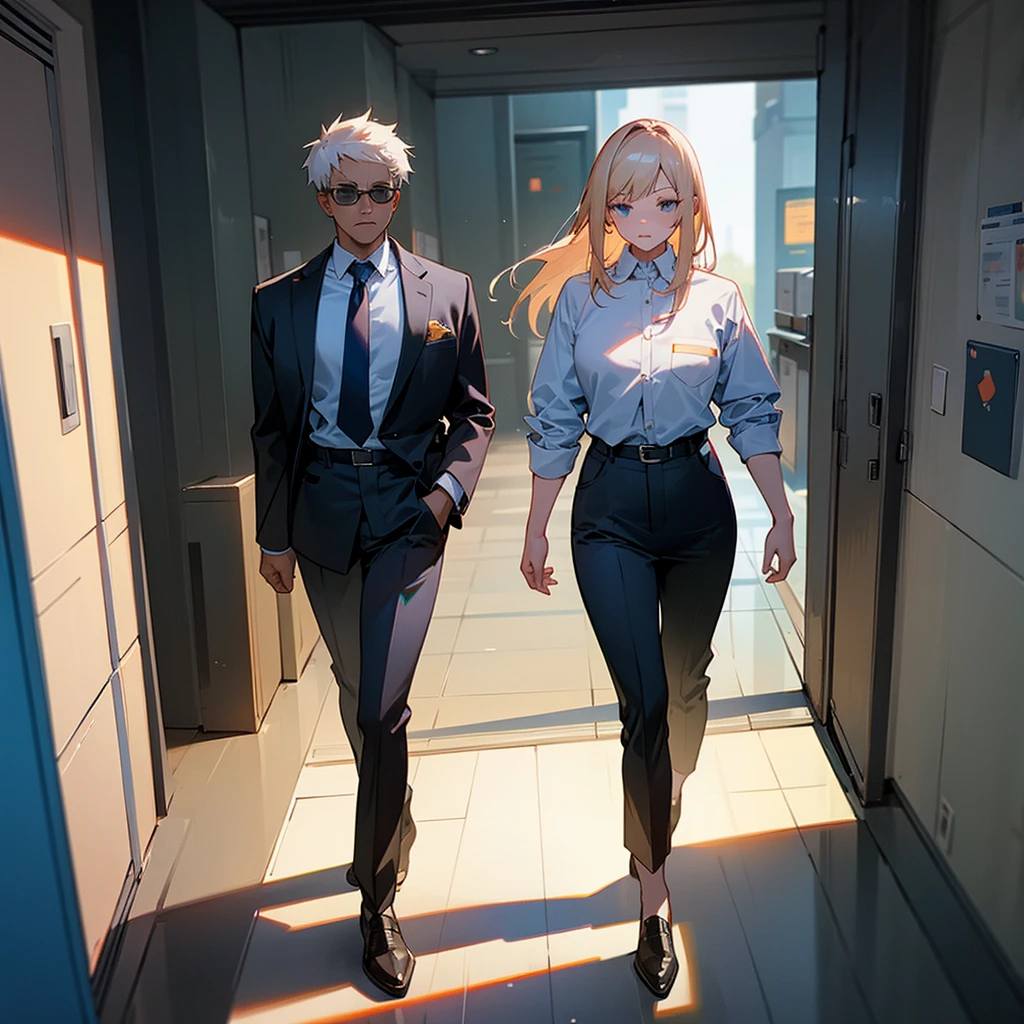 the guidance counselor and the security guard