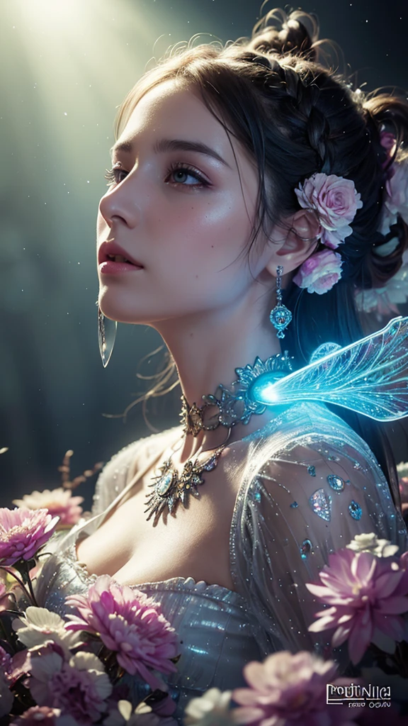 fog, light, dust, royal fractal, holographic cosmic flowers, illustration, mixed technique by Pablo Amaringo "Merriam, Nikolina Petolas, Peter Grik, Dariusz Klimczak, surreal hallucinatory, intricately detailed sharp focus", digital art, perfect composition, beautiful detailed, intricate, insanely detailed octane rendering trending on artstation, 8k art photography, photorealistic concept
