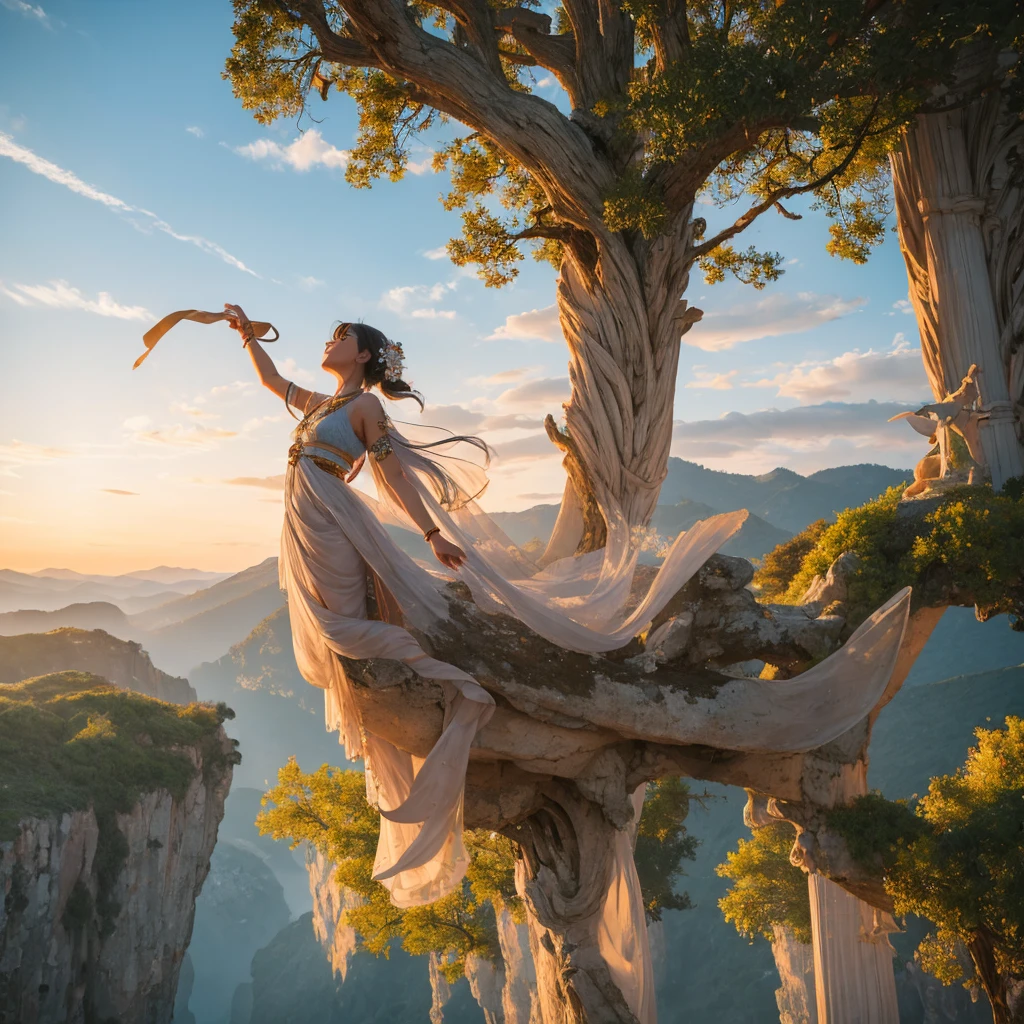 The ancient melody continues to flow through the air,、There's no one to hear it anymore。