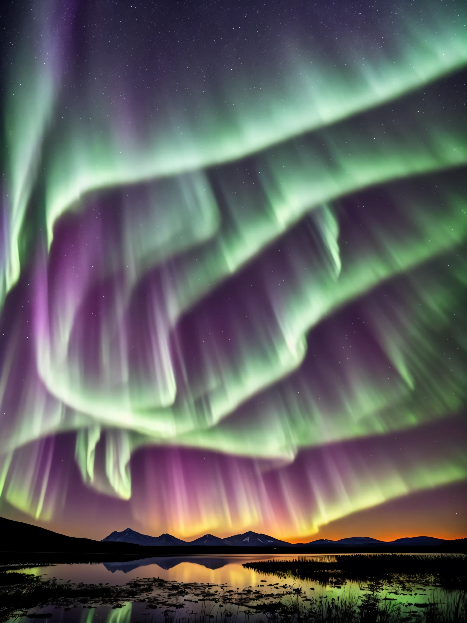 the aurora bore over a lake with mountains in the background, northern lights, with aurora borealis in the sky, aurora borealis, ❤🔥🍄🌪, by Harald Giersing, by Sven Nordqvist, by Anato Finnstark, dramatic aurora borealis, by Daren Bader, by Anton Lehmden, by Peter Madsen