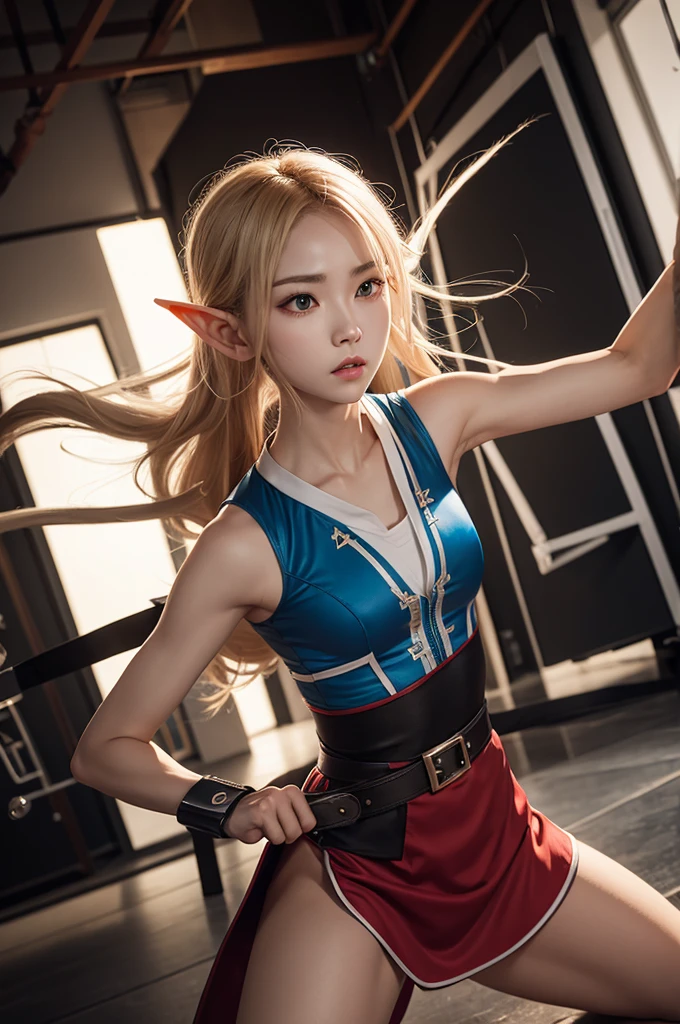 Elf that fights taekwondo