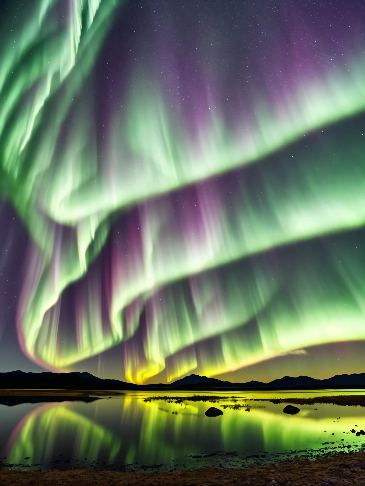 the aurora bore over a lake with mountains in the background, northern lights, with aurora borealis in the sky, aurora borealis, ❤🔥🍄🌪, by Harald Giersing, by Sven Nordqvist, by Anato Finnstark, dramatic aurora borealis, by Daren Bader, by Anton Lehmden, by Peter Madsen
