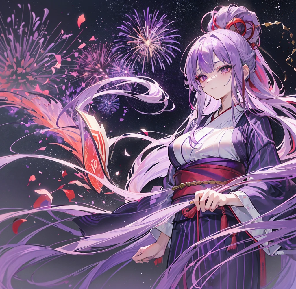 Novaria kimono night in the firework 