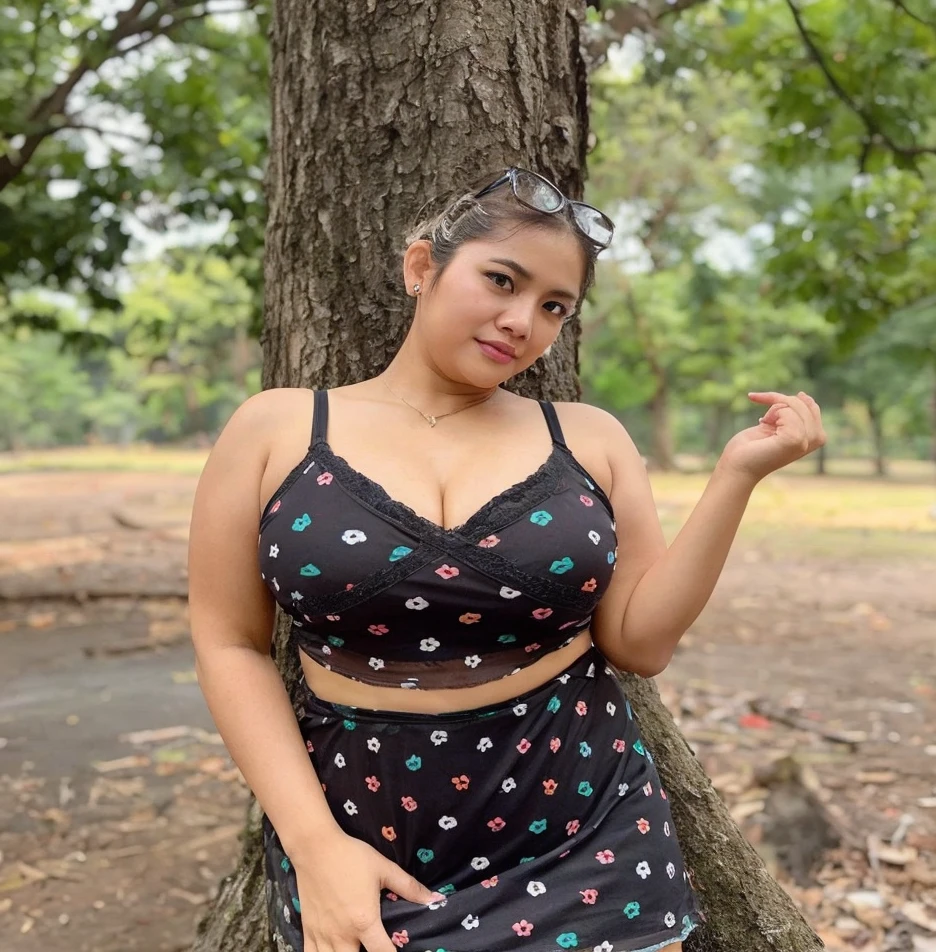 " 2woman, 35 Years Old, Indonesian , Lesbian Scene, Tank Top, big , full body, Curvy body, sharing Passionate hug and eating pussy