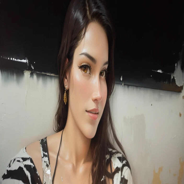 Oil painting, in high relief, Very detailed