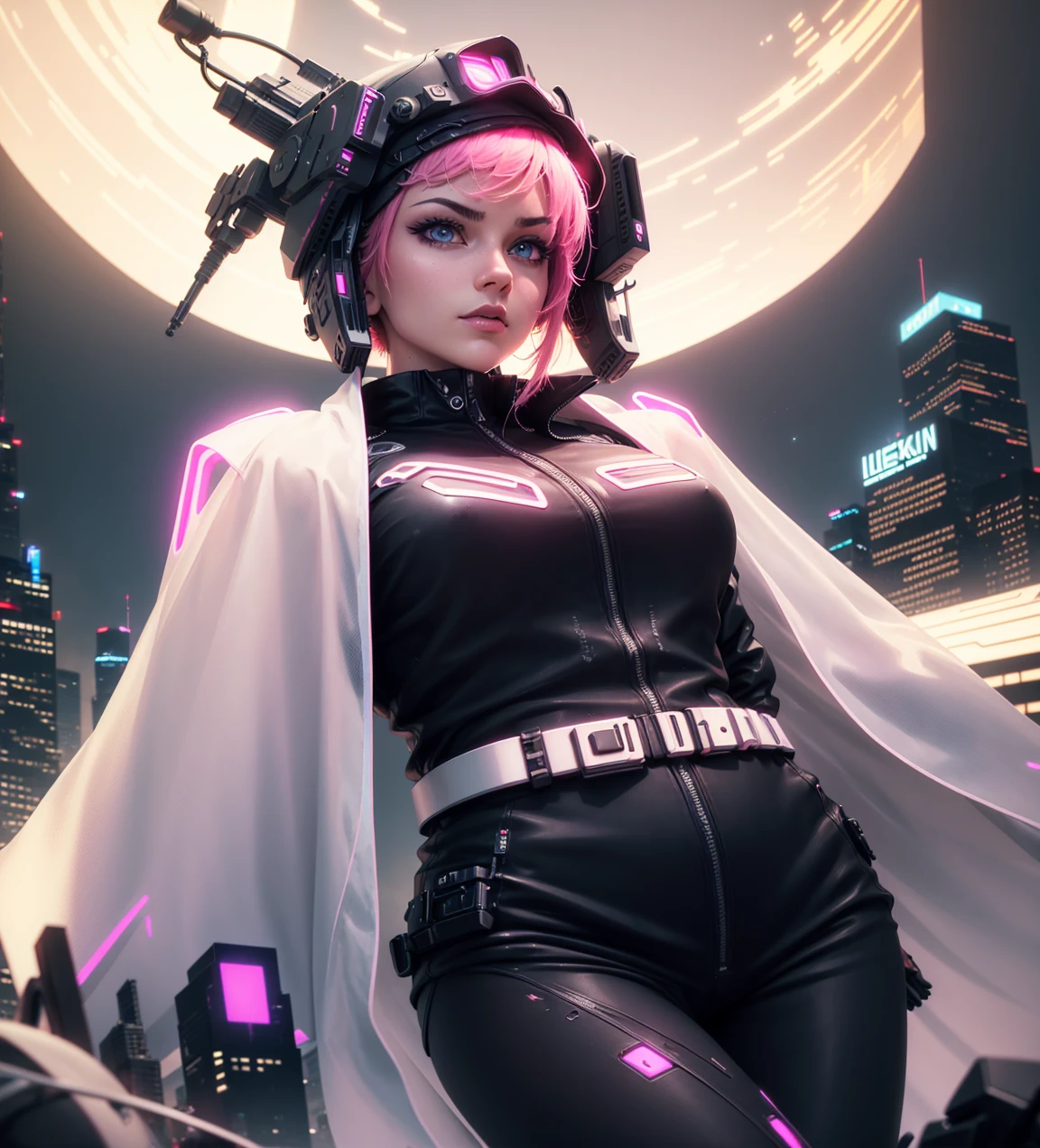 3D neon city,cyberpunk city, neon lights, futuristic architecture, glowing skyscrapers, neon signs, neon reflections, neon streets, colorful neon, vibrant neon, dynamic neon, modern neon, dramatic lighting, cinematic lighting, dystopian, sci-fi, 8k, 3d render, intricate details, hyperrealistic, volumetric lighting, ray tracing, photo-realistic, cinematic composition, dramatic camera angle