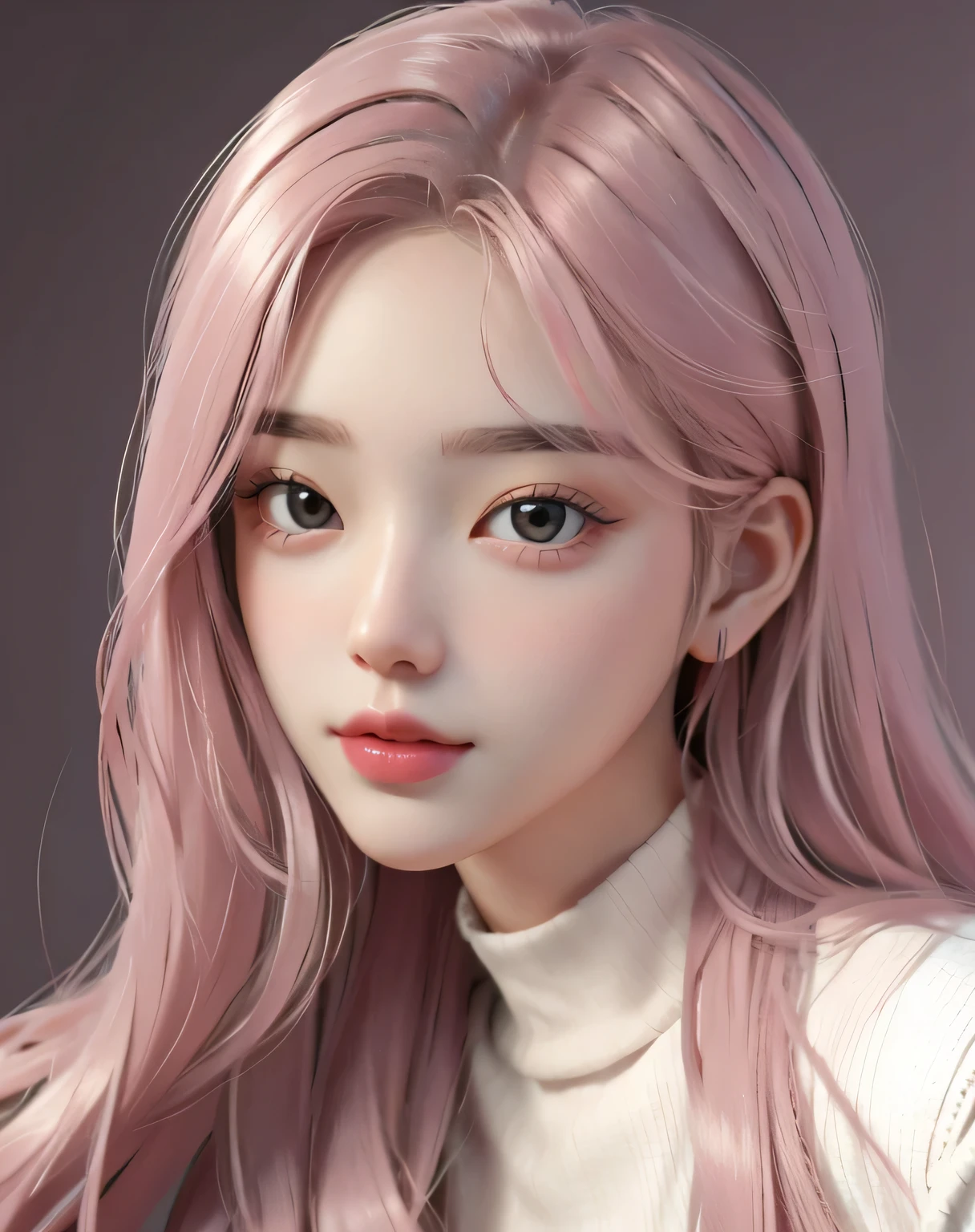 best quality, 1girl, solo, realistic portrait , background, long hair, pink lips,