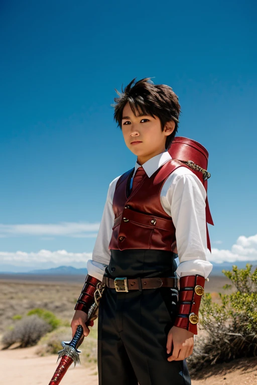 Anime Character, 12 year old boy who dreams of being the best monster hunter