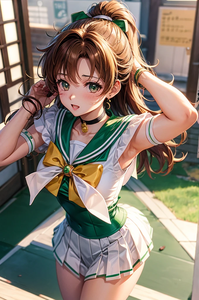 裸のSailor Jupiter、Sailor Jupiter、Don't wear clothes、She's naked、I can see her 、I can see the pussy