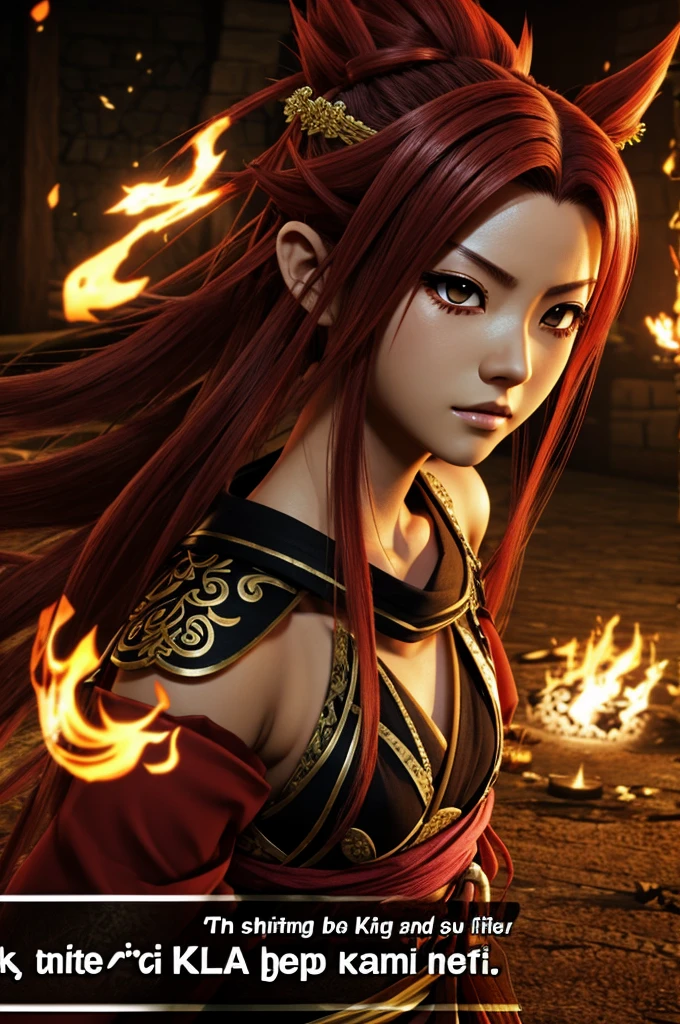 Screenshot of kimetzu no yaiba the daughter of rengoku