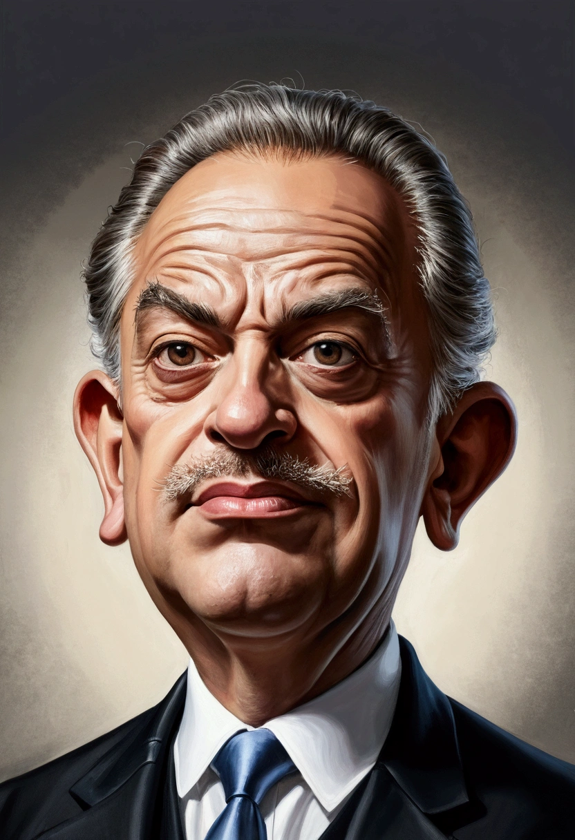 lord caricature. early in the morning