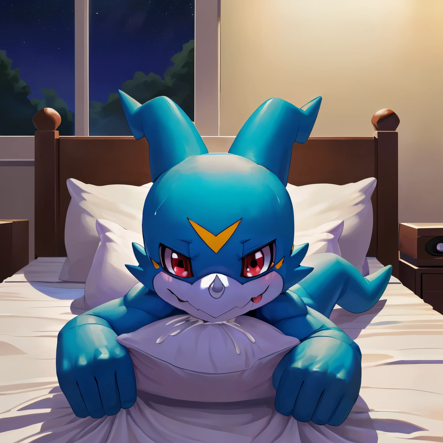 masterpiece, Super detailed, Official Art, high quality, 4K, Perfect Anatomy, High resolution, 最high quality シャドウバース, Humanity, (((Veemon:Single,received,Digimon,Red eyes,Multicolored body,tail, White,Cute Boys,Small and cute penis,rape,Squirting,Constraints,The whole body is slippery with semen,Cum in the ass,Semen overflows from the ass,Sweaty skin,Sweaty,Sweating profusely,Ecstasy face,Crying face,Fucked by a human hairy fat man))),((((Sweaty, wet skin, Sweaty,Cramp,毛深い太った男性がVeemonを犯す,Climbing on top of a hairy fat man,Move up and down,Love Hotel,White sheets,pillow,night,The whole body is slippery with semen))))