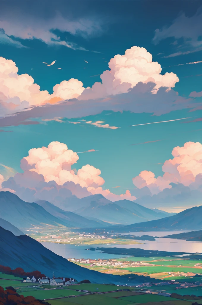 skye with clouds