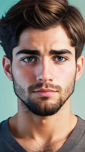 A Young Hebrew man focus on face