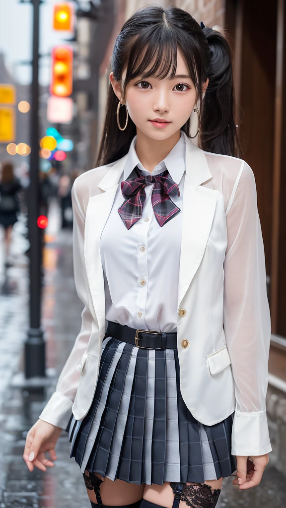((smile))、Confused、RAW Photos、(((The ultimate portrait masterpiece)))、((The cutest girl in the world))、1 Girl、、Japanese、Cute Face、((Silky Hair))、(A high ponytail tied with a ribbon:1.4)、((Super huge breasts:1.1))、((Eyes that shine like jewels))、Glowing Skin、(young woman;It consists of a transparent white shirt, Thin ribbon, blazer, Breathable check pattern pleated skirt.:1.5)、Winter clothes、(Uniforms made from high quality materials, Breathable fabric:1.4)、Ultra-detailed uniforms、(She shyly pulls up her skirt:1)、(Breathable lace panties visible.:1.3)、((Crotch from the front))、Skirt fluttering in the wind、eyeliner、Beautiful Bangs、Hair between the eyes、((solve、High resolution))、Detailed Background、8 Quad HD、Digital SLR、Soft Light、high solve、Film Grain、Fujifilm XT3、Shallow depth of field、自然なSoft Light、Tight waist,(hour々Under the skirt:30%),(Pumping the nipples:20% Or vaginal line pump:20%),(Get wet from heavy snow:50% Or get wet in heavy rain:50%),makeup,
corset,
necktie,
ballgag,
skirt,
leather harness,
silk stockings,
diamond earrings,
比基尼,
Good,
handbag,
lingerie,
garter belt,
fur-trimmed jacket,
fashionable,
one-piece swimsuit,
dress statue,
lace,
hair ornament,
jewelry,
black pantyhose,
short jeans,
lace trim,
high heels,
biker suit,
black stockings,
earrings,
necklace,
office lady,
blouse,
underwear,
revealing clothes,
panties,
sundress,
fox ears,
thighhighs,
pantyhose,facing viewer,
outdoors,
cowboy shot,
bokeh,
1girl,
portrait,
crowded street,
独奏,
night,
classroom,
looking at viewer,
depth of field,
sexy pose,
Fujifilm XT3,
absurdres,
award winning photo,
cityscape
masterpiece,
HDR,
8k resolution,
photorealistic,
RAW photo,
highres,
professional lighting,
8k wallpaper,
photon mapping,
soft lighting,
cinematic lumination,
sharp focus, ,,(((You can see the beautiful shaved pussy without any restrictions:1.55))),