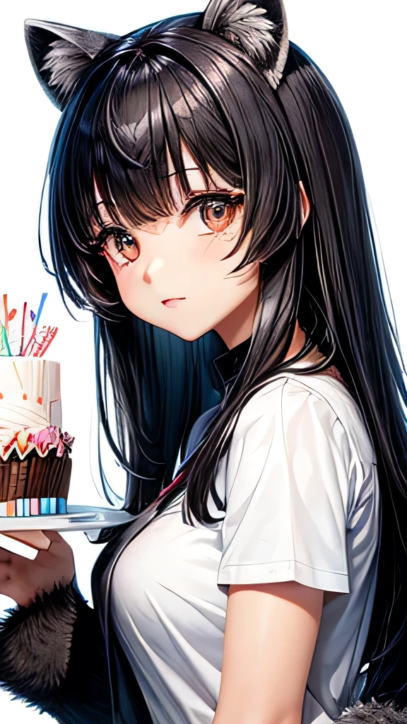 Raccoon Girl,Black Hair,birthday