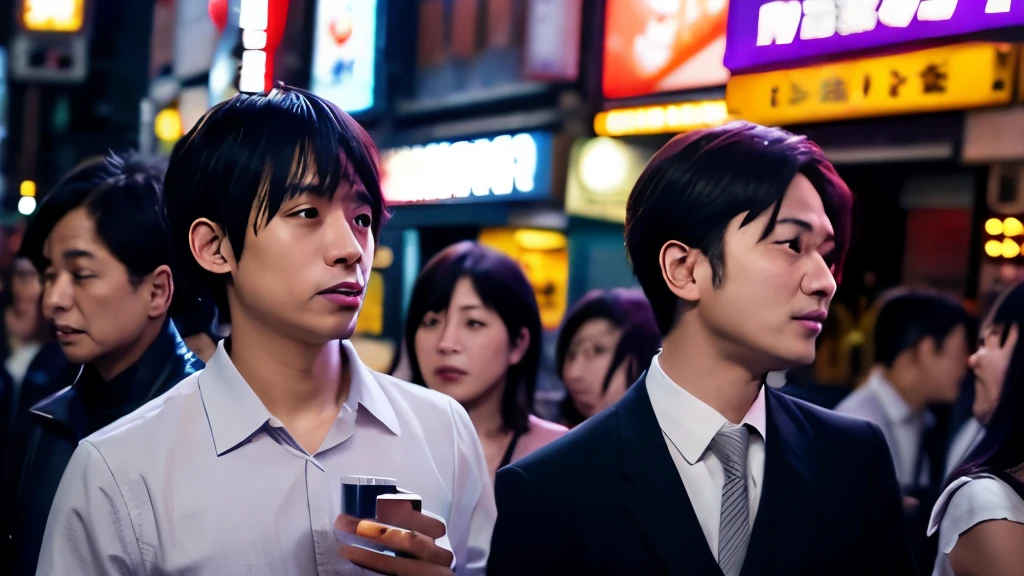 Shimbashi nightlife district、Drunk