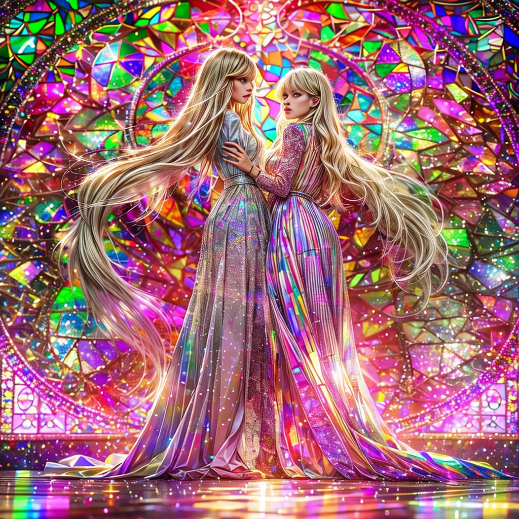 Red carpet (Cathedral from below:1.28) VolumetricLighting (FullBody ZoomedOut:1.28 Wide-shot) ZoomLayer (BokeH:1.32), TopQuality 8K masterpiece of ((Professional photo)), (((Clarisse de Cagliostro))) (Detailed Delicate White Dresses), Chain, Extremely detailed (KAWAII face) {(VeiledFace)|BlondeHair|(Spanking BuleEyes)}, The background is distant (((Elaborate stained glass))) Rainbow Glass, (MysticSight) {(GodRays)|Haze|TyndallEffect}, Radiant PearlSkin with Transparency, (Exposed:0.38)