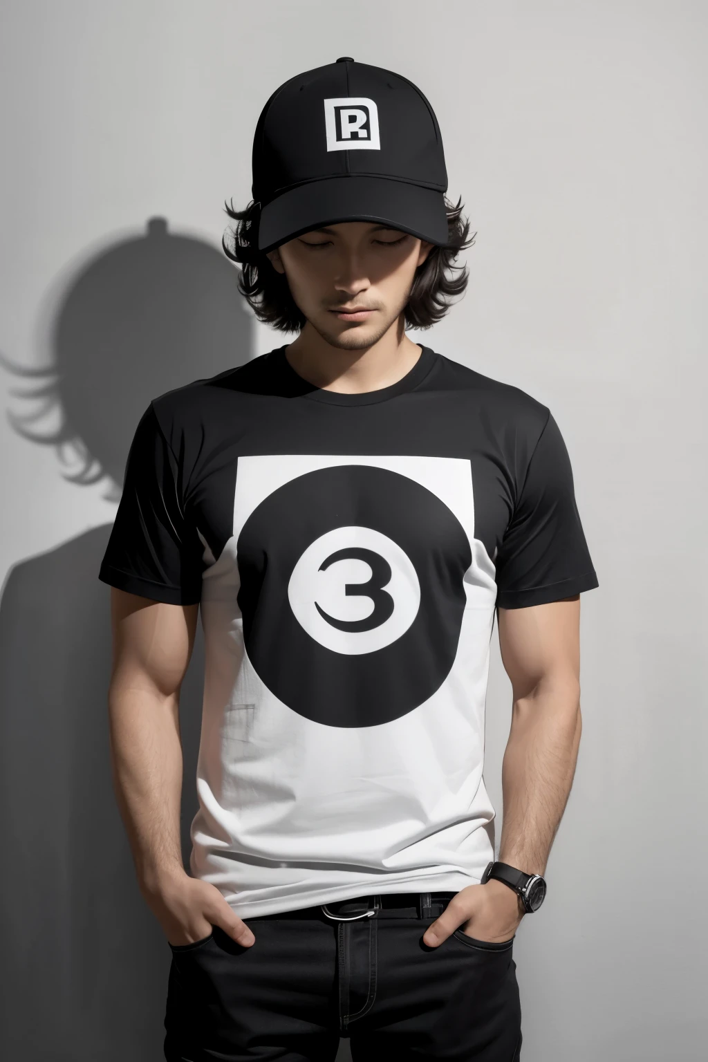 I wanted a t-shirt brand logo, the name would be threever , I wanted a combination of 3 and 7 in the logo 