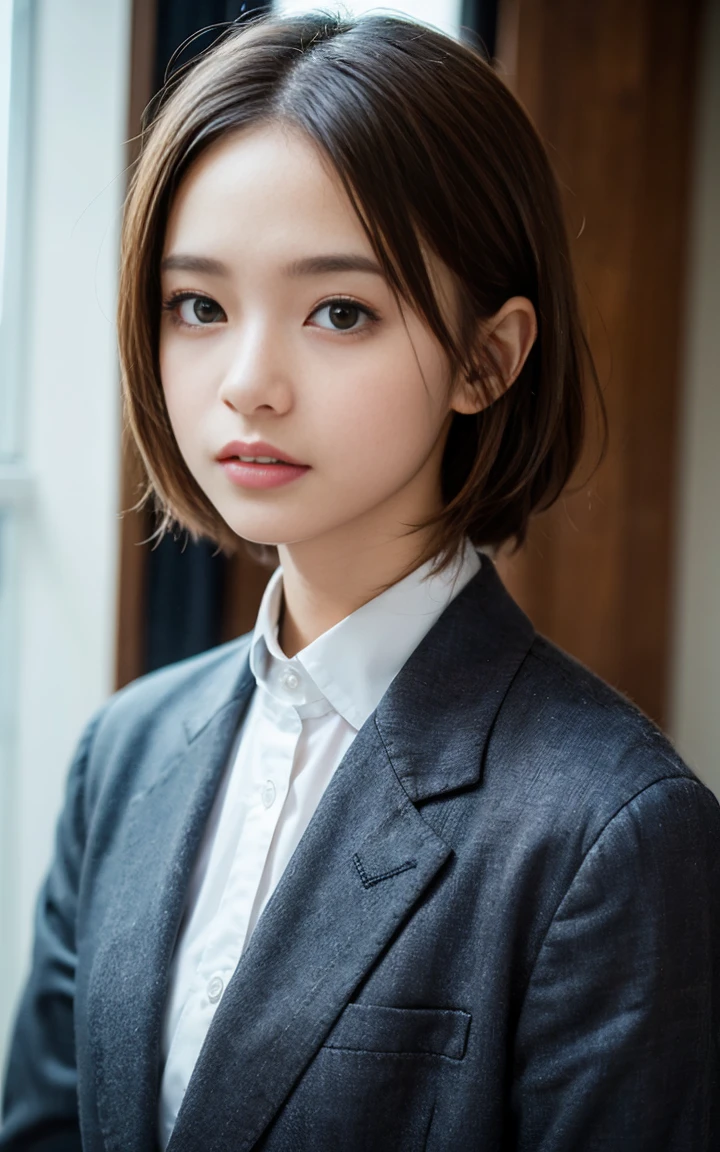 ((最high quality, 8k, masterpiece: 1.3, Ultra HD, high quality, 最high quality, High resolution, realism)), Sharp focus: 1.2, Everyone is fascinated, You are the perfect and ultimate idol, Kinwa doesn't show up, The most star reincarnation, I love you for that smile, Everyone will be fascinated by him, His eyes are words, Even if it's a lie, That's a perfect eye, A lonely female idol lying on the ground in an apocalyptic landscape, Very cute 24 years old, Torn shirt and short shorts, A beautiful woman with a perfect body, Photorealistic perfect body, Slim figure, Slim Abs, Sexy bumps with big breasts, Swelling in the chest: 1.5, Emphasize cleavage, Small ribbon on chest, Frightened expression, Brown Hair, Highly detailed face and skin texture, Detailed eyes, Attention to detail, Anatomically correct, seen by many men, Portrait Photography: 1.5, Blurred Background, Rich colors, The finer details, Natural Blur,