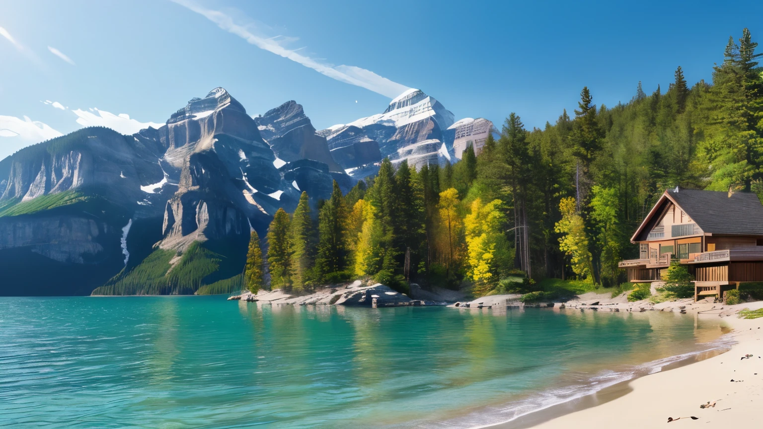 (Realistic, Photorealistic:1.4), Beautiful illustration, Canadian side, Great Lakes, Daytime